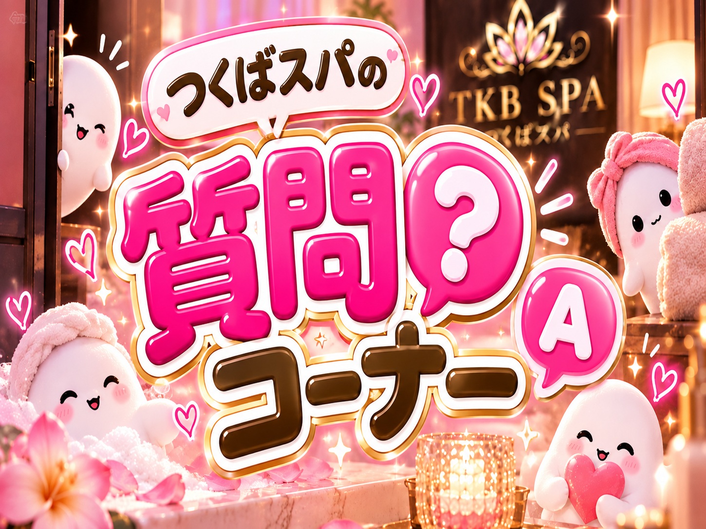 つくばスパの質問コーナー！！